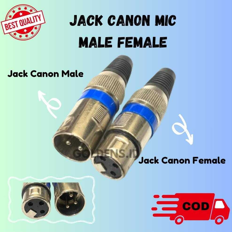 JACK CANON MIC MALE/FEMALE
