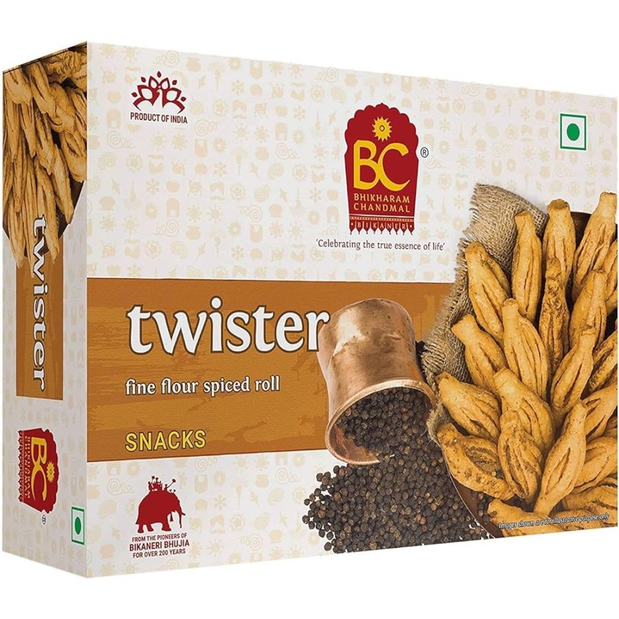 

TWISTER BHIKHARAM CHANDMAL 200G / Namkeen / Snack India