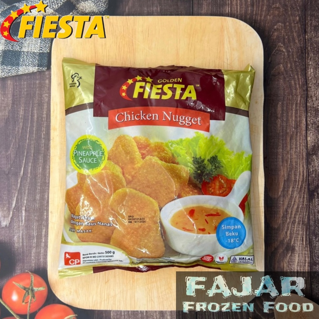 

FIESTA GOLDEN CHICKEN NUGGET 500gr | FIESTA GOLDEN NAGET AYAM 500gr