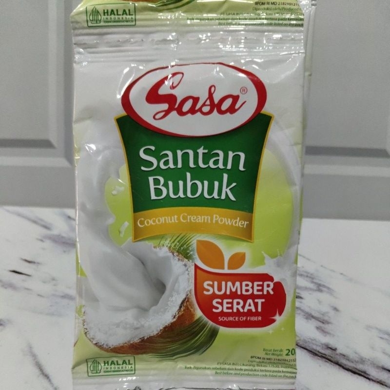 

Sasa Santan bubuk 20 gram ( Coconut Cream Powder)