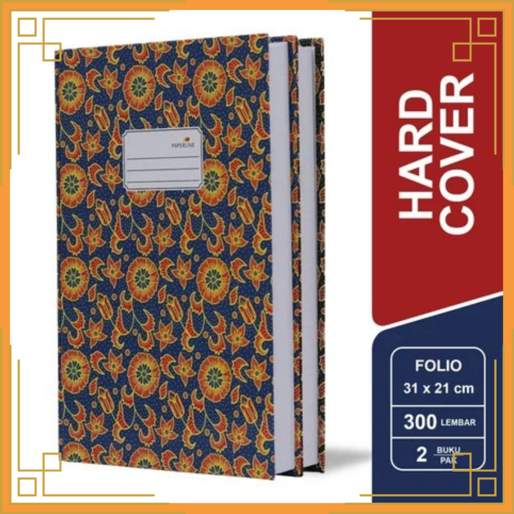 

PAPERLINE Buku hard cover folio isi 300 lembar