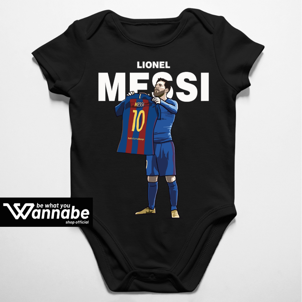 JUMPER BAYI BOLA BARCA LIONEL MESSI JUMPER LUCU BAJU BAYI PAKAIAN BAYI