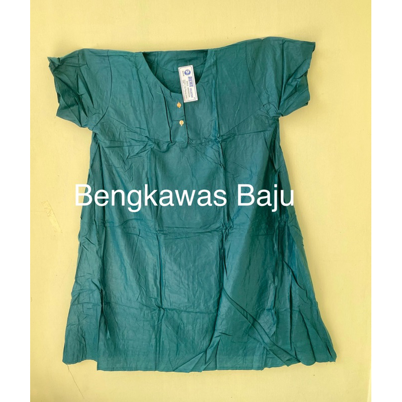 Daster payung polos DEWI ukuran all size jumbo kancing depan busui bumil - Daster Wanita - Baju tidu