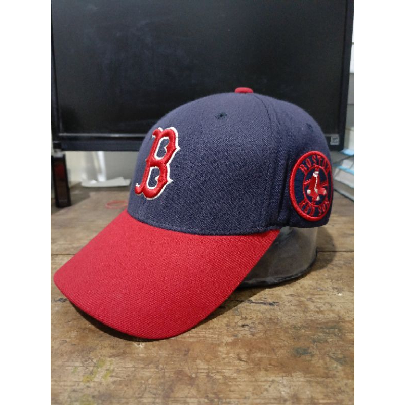 Topi MLB Second Original Boston RedSox Logo B cap caps Red Sox Baseball topi