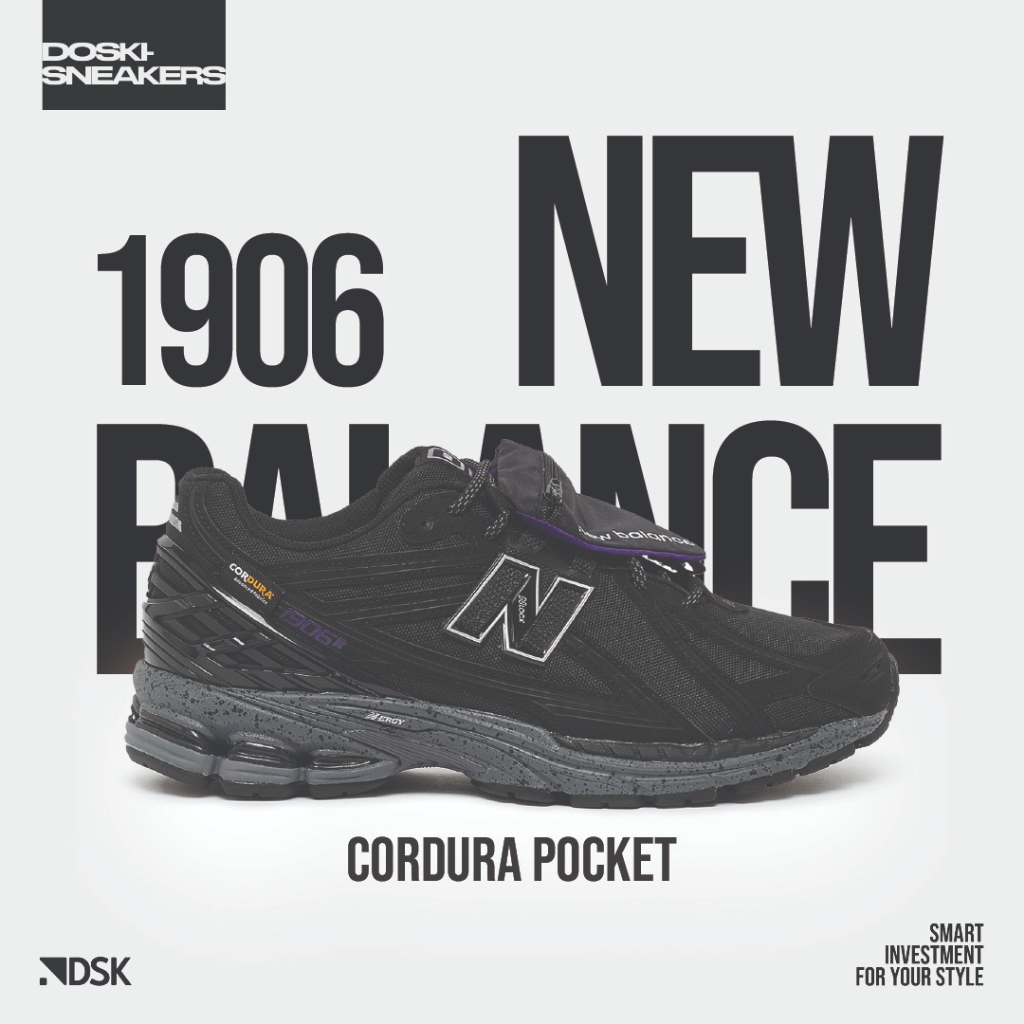 New Balance 1906 Cordura Pocket 100% Original Sneakers Casual Pria Wanita Sepatu Ori Murah Sepatu NB