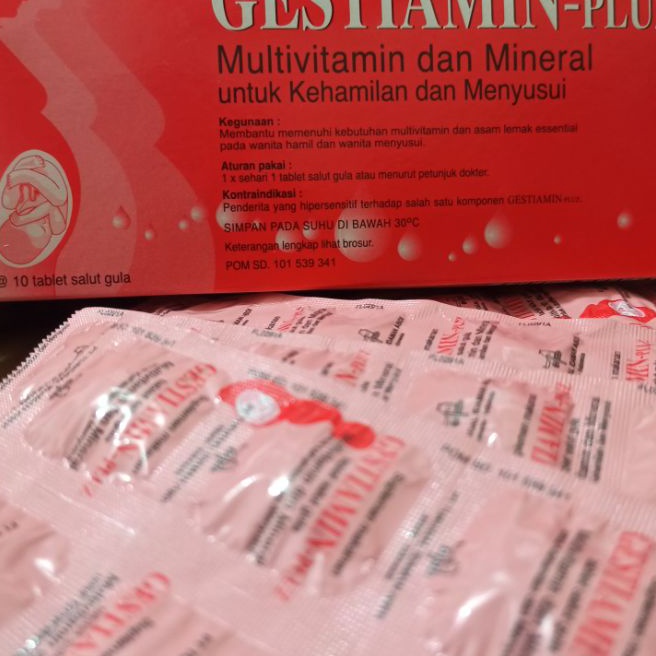 Cashback GESTIAMIN PLUZ PLUS IBU HAMIL per box dan strip