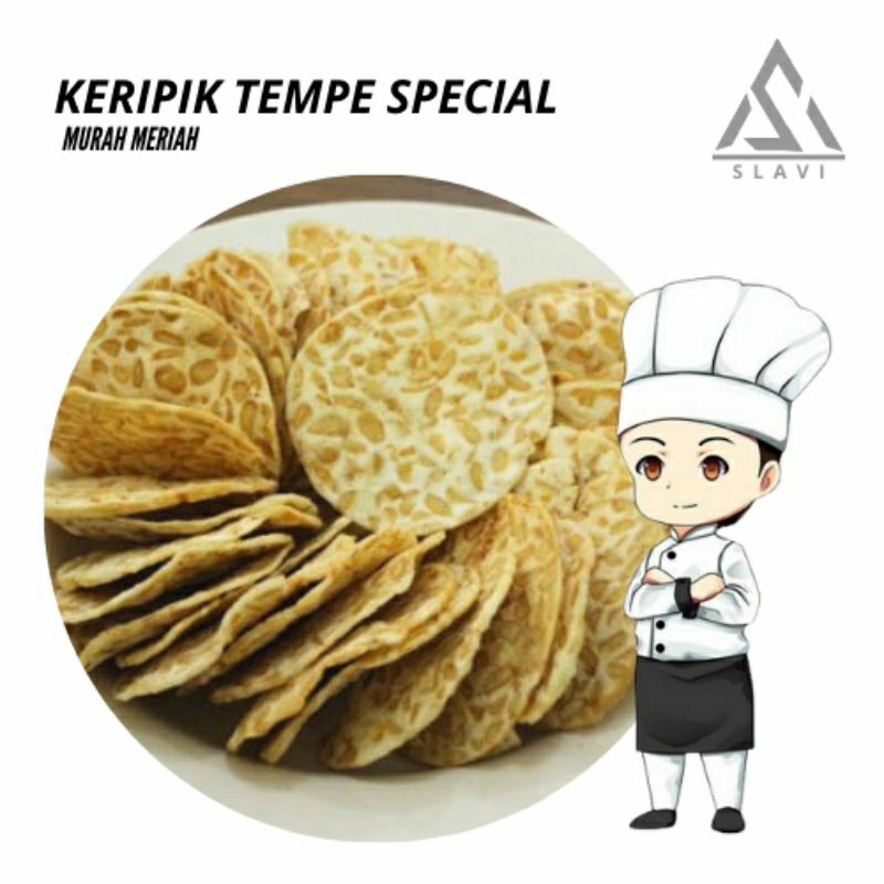 

Kripik tempe original / kripik tempe 250g