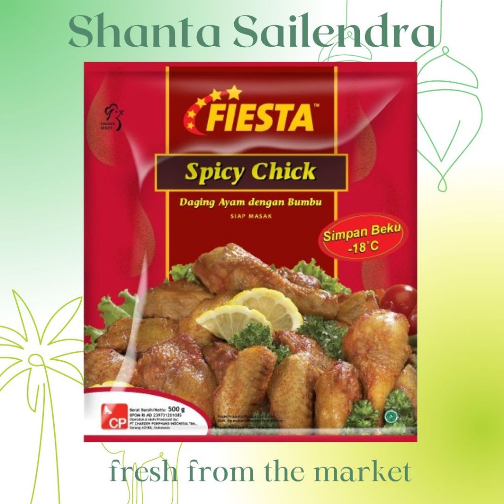 

FIESTA SPICY CHICKEN DAGING AYAM BUMBU 500 GRAM