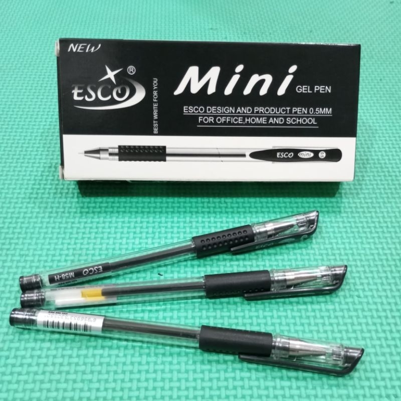 

(1PC) Pulpen Esco Mini Gel Pen 0.5mm (Hitam)