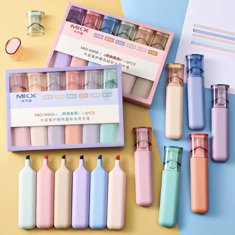 

Pen Highlighter Macaroon 6 Warna Stabilo Highlighter Pastel Marker