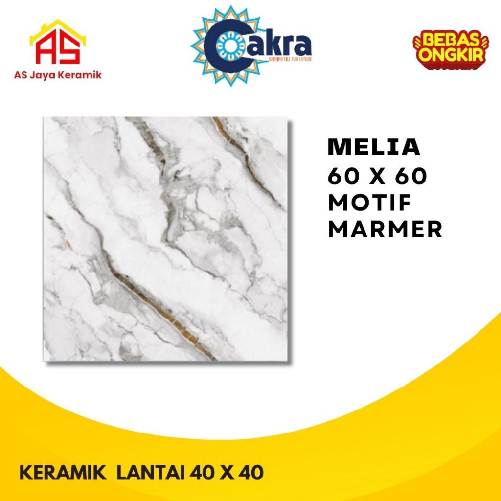 Keramik Lantai 40x40 Melia I Cakra
