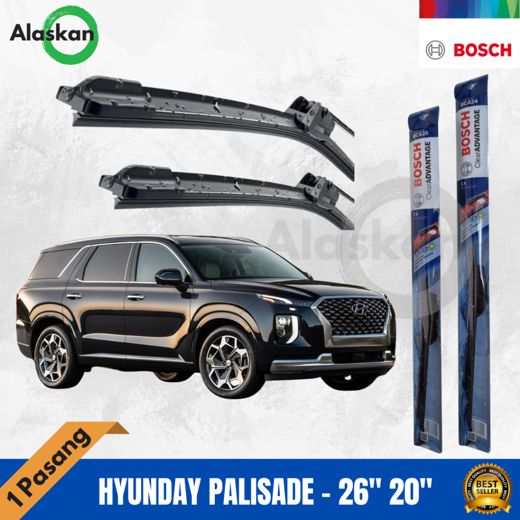 BOSCH WIPER HYUNDAY PALISADE FRAMELESS 26" & 20"