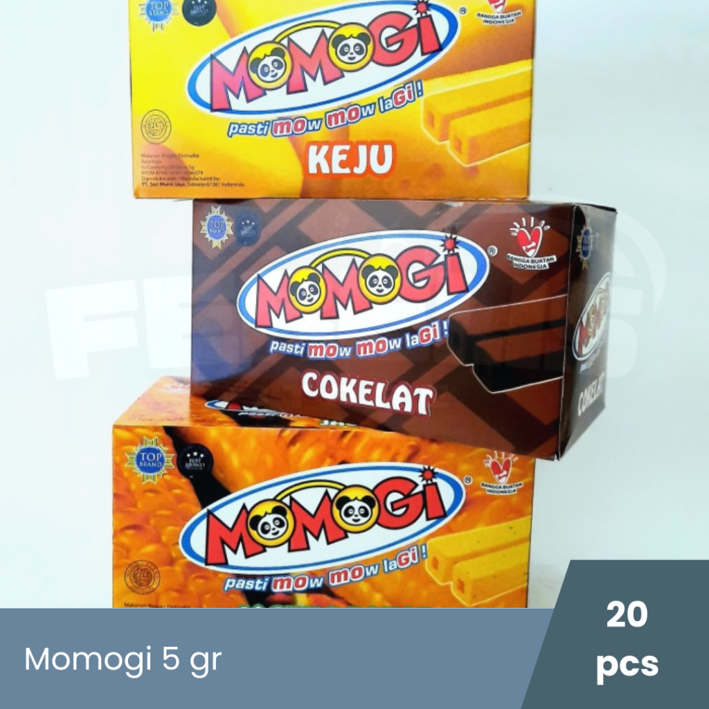 

Momogi 5 gram - [1 Box isi 20 Pcs]