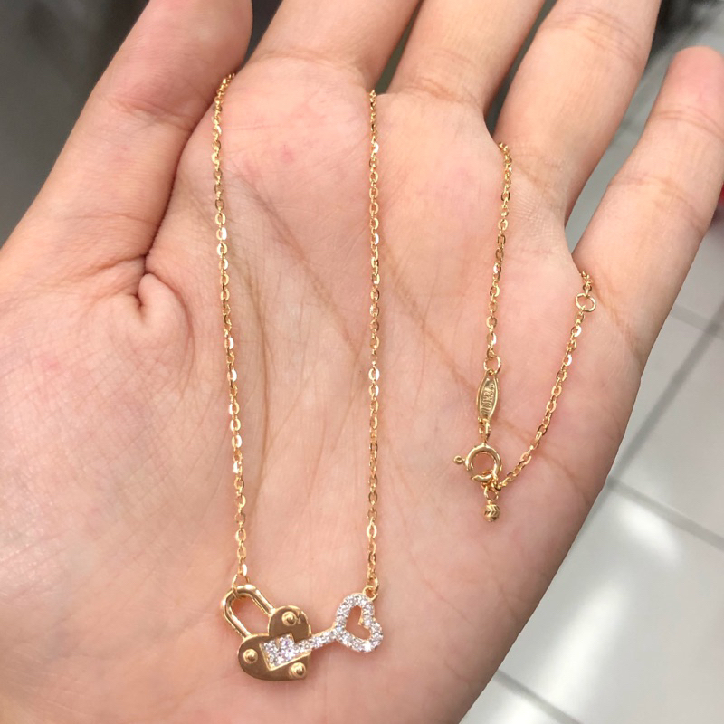 P3- KALUNG SET LOCK KEY UBS 2.68GR KADAR 375 PANJANG 39/42CM MILLIE MOLLY