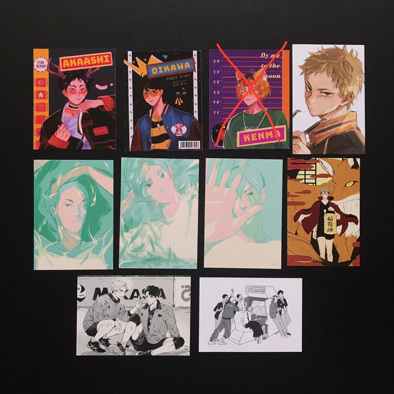 [SALE] Postcard Artprint Fanmerch Haikyuu
