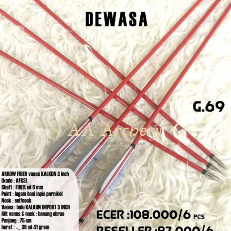 KODE U1U AF  ARROW FIBER PANCING