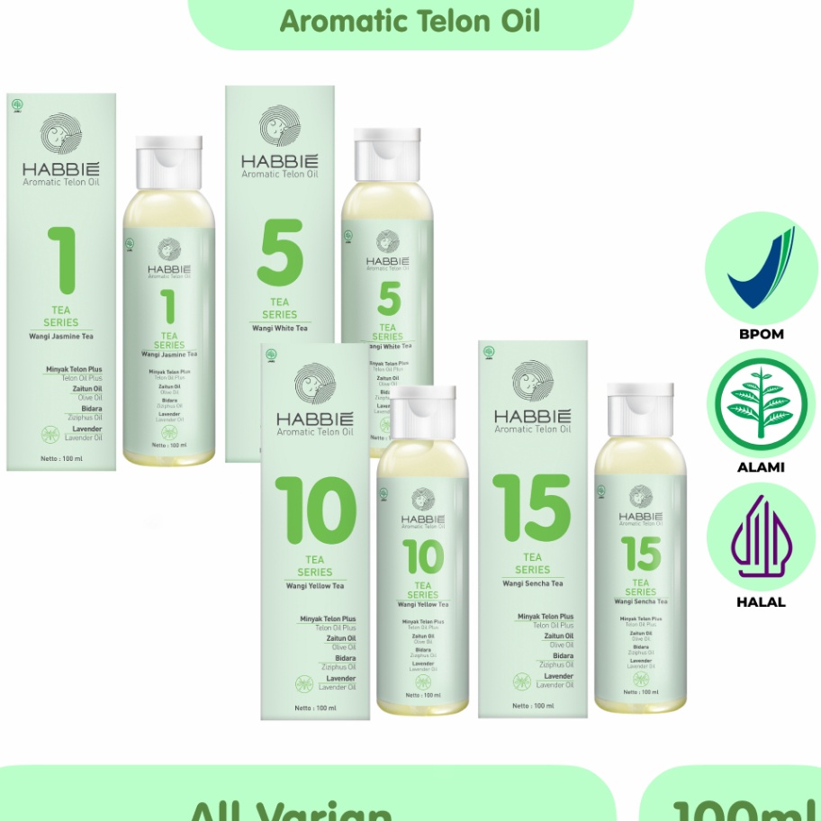 

Terjangkau Minyak Telon Aromatik Habbie Tea Baby Oil Bayi dan Anak Aromaterapi BPOM