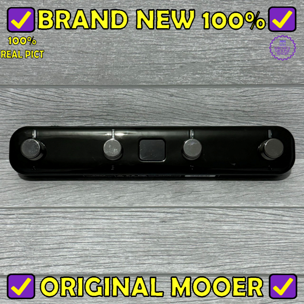 Efek Gitar GTRS GWF4 by MOOER F4 Wireless 2.4Ghz Footswitch Controller Foot Switch For Prime P1 P2 S