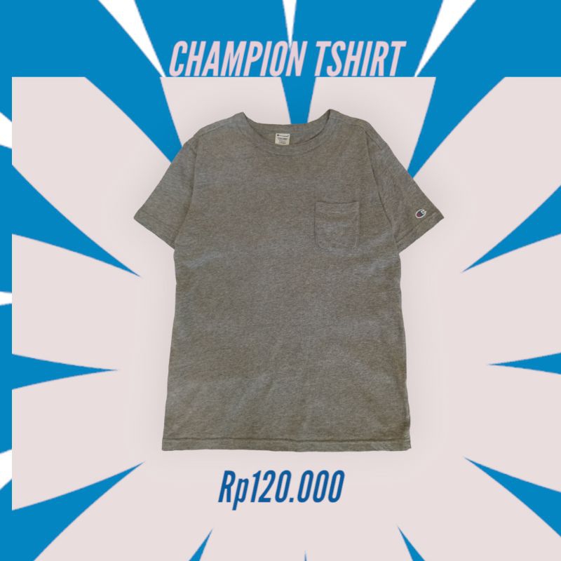 TSHIRT CHAMPION/KAOS CHAMPION SECOND/KAOS PRIA/ATASAN PRIA POLOS/KAOS POLOS POCKET/KAOS SECOND THRIF