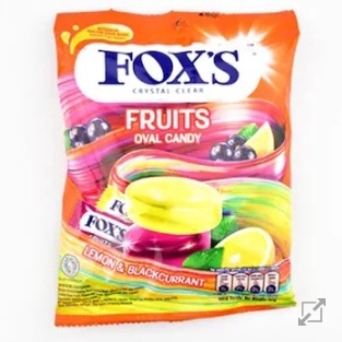 

DISKON SPESIAL Permen fox FoxS Fruits Oval Flowrap 125gr isi 5 butir murah