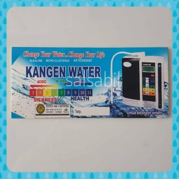 

KODE S88V Stiker kangen galon 19 liter