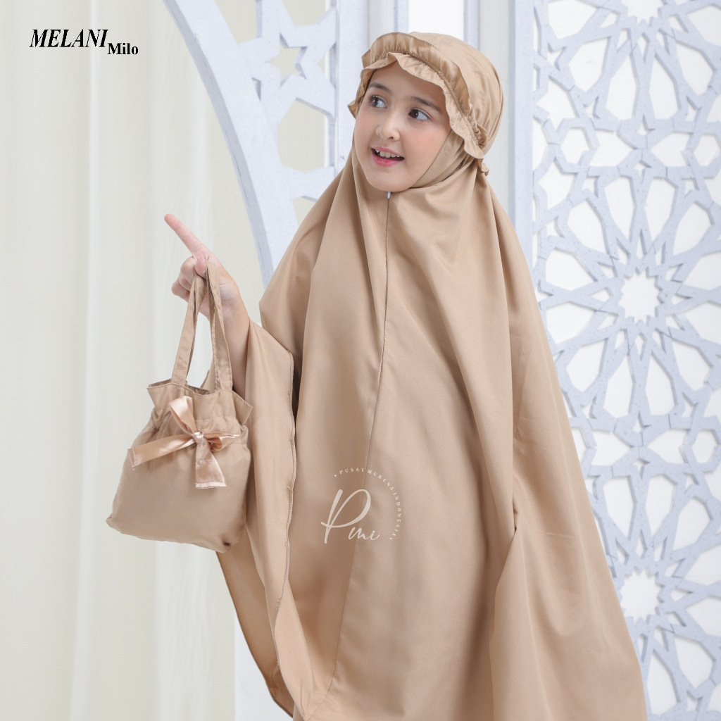 MUKENA TERBARU 2025 - Mukena Anak 2in1 Umur 5-12 Tahun Bahan Katun Mikro - Mukena Anak Tanggung Muke