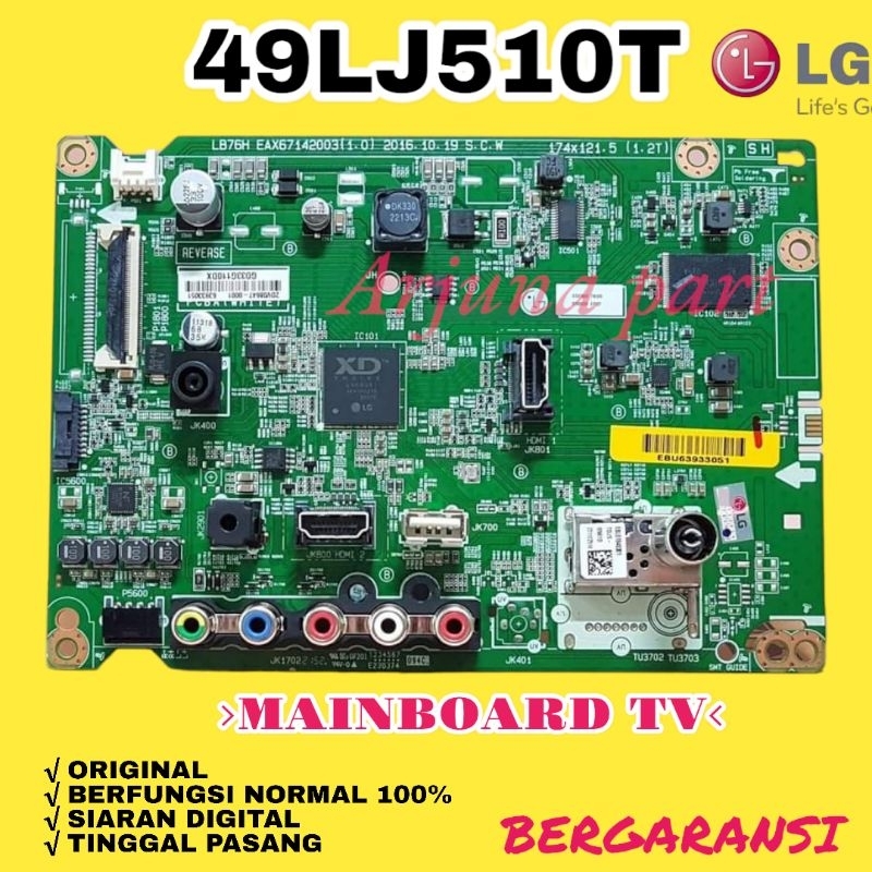 Mainboard TV LG 49LJ510T - MB LG 49lj510t - MB 49lj510t