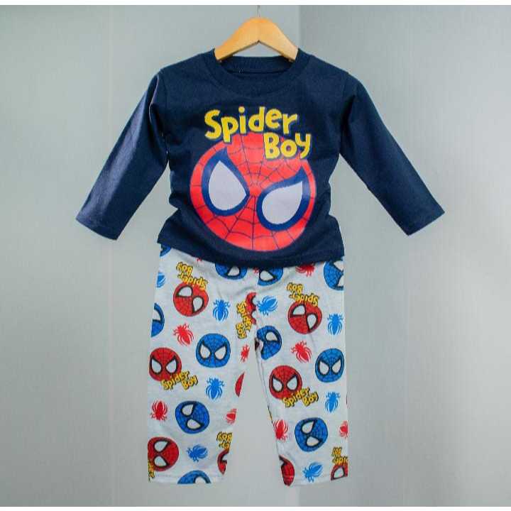 Setelan Spider Boy setelan anak laki laki baju bayi laki laki / setelan anak usia 6-18 bulan