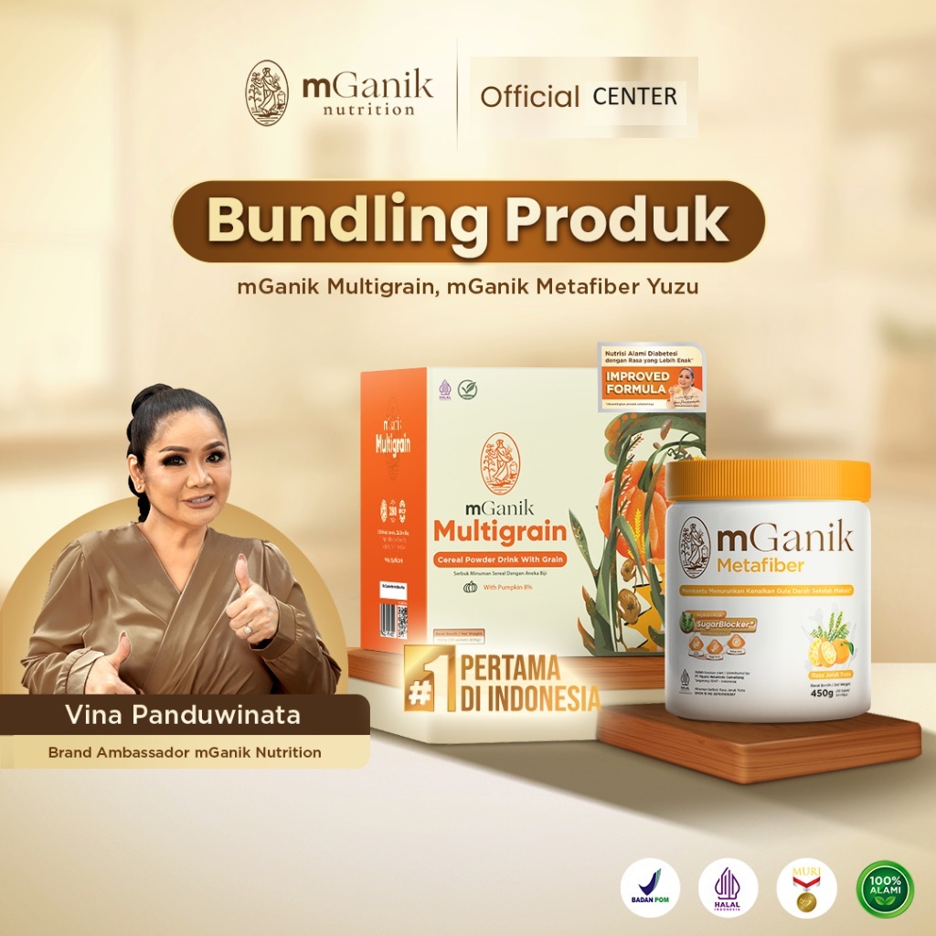 

mGanik Superfood Labu Kuning 500 gr & mGanik Metafiber Jeruk Yuzu 450 gr