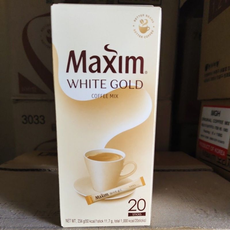 

maxim white gold coffee mix,, 234g,, 20stick