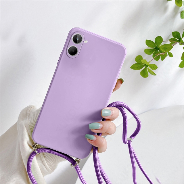 [CT] Softcase Tali Lanyard Xiaomi Redmi 12 12C Redmi 9 9A 9C 9T 10 10A 10C - Case Macaron + Tali  HP