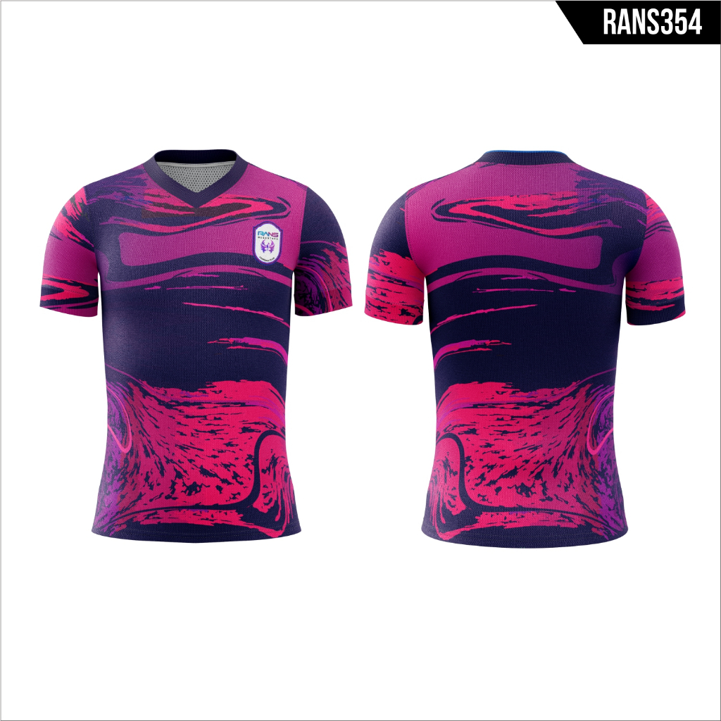 Atasan Jersey Rans FC Home Purple 2023 Full Printing Free Request Nama Nomor Punggung Dll