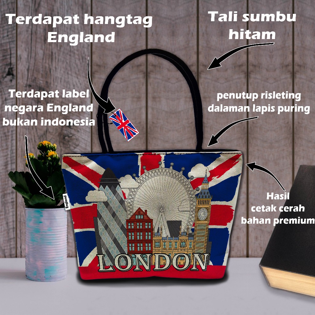 TAS TENG TENG LONDON/ENGLAND 6 MOTIF SIAP KIRIM TTS1 006