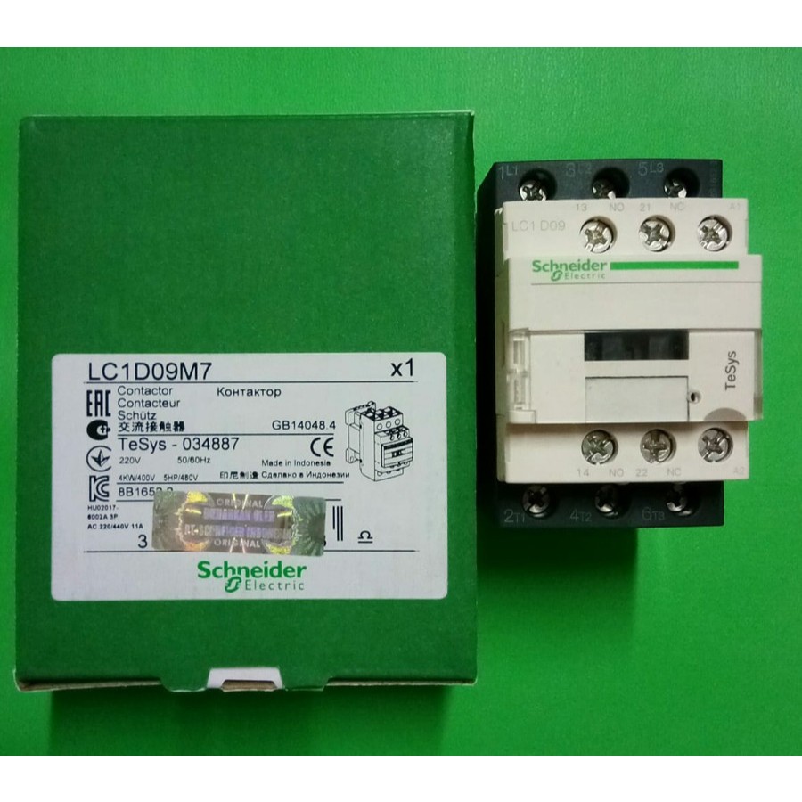 kontaktor schneider lc1d09m7 original CONTACTOR LC1D09M7