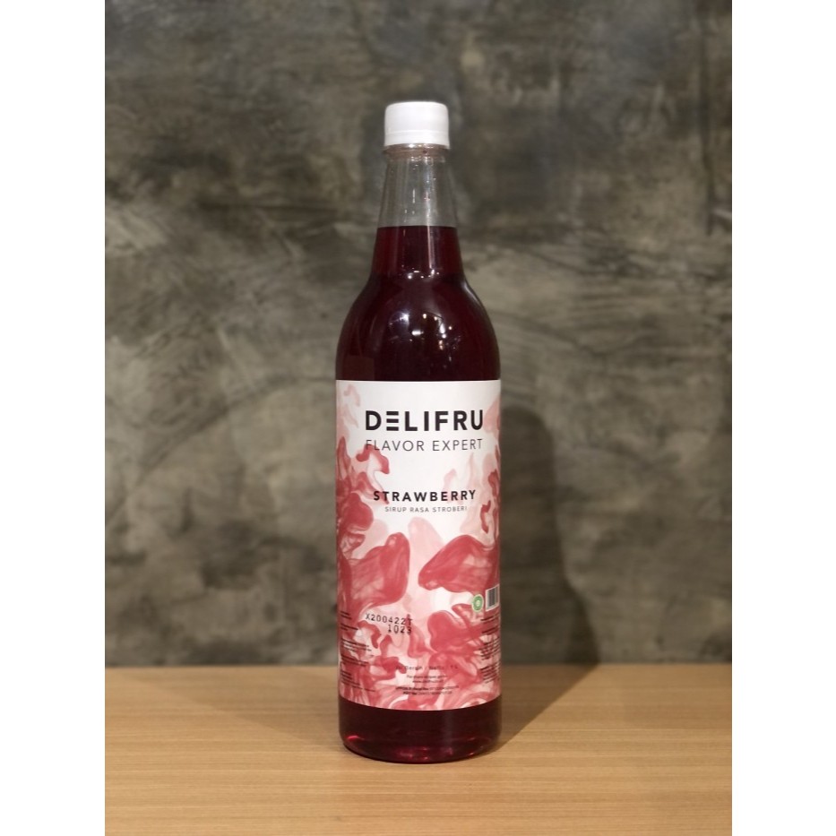 

Delifru Syrup Strawberry 1 Liter - Rasa Salted Caramel 1 Liter