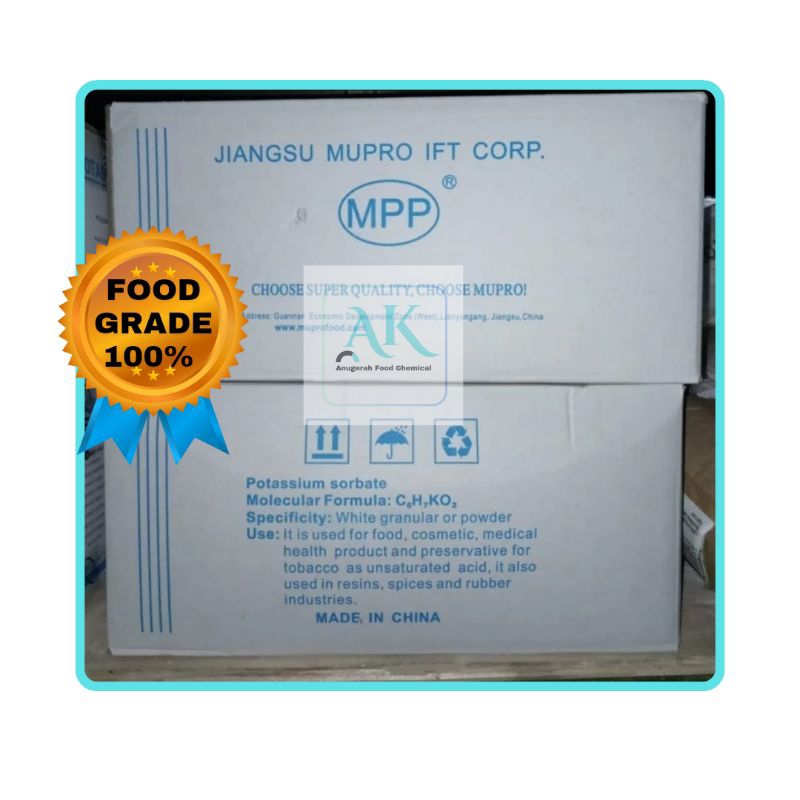 

Potassium sorbate food grade mupro 1 dus 25kg