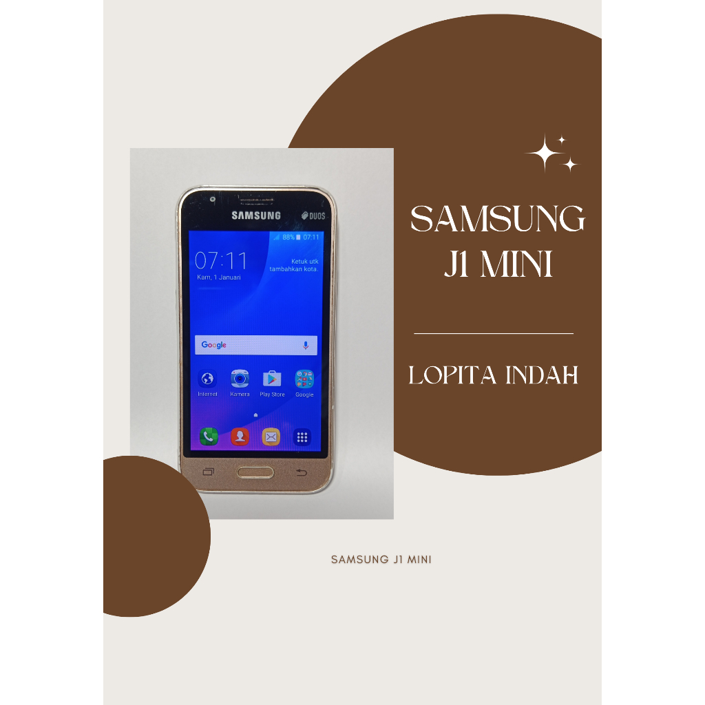 Samsung J1 Mini J105F 4G Second murah