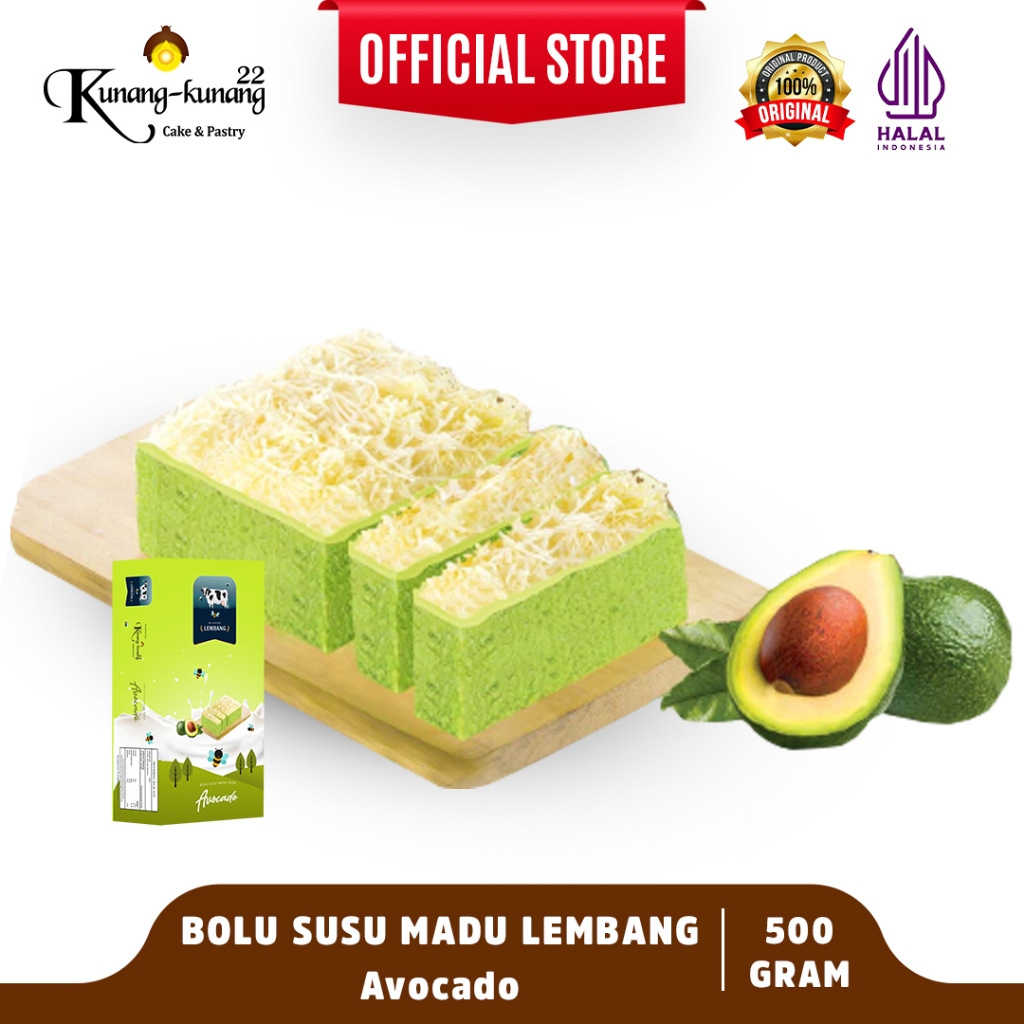 

Bolu Susu Madu Lembang Avocado (Kunangkunang22)