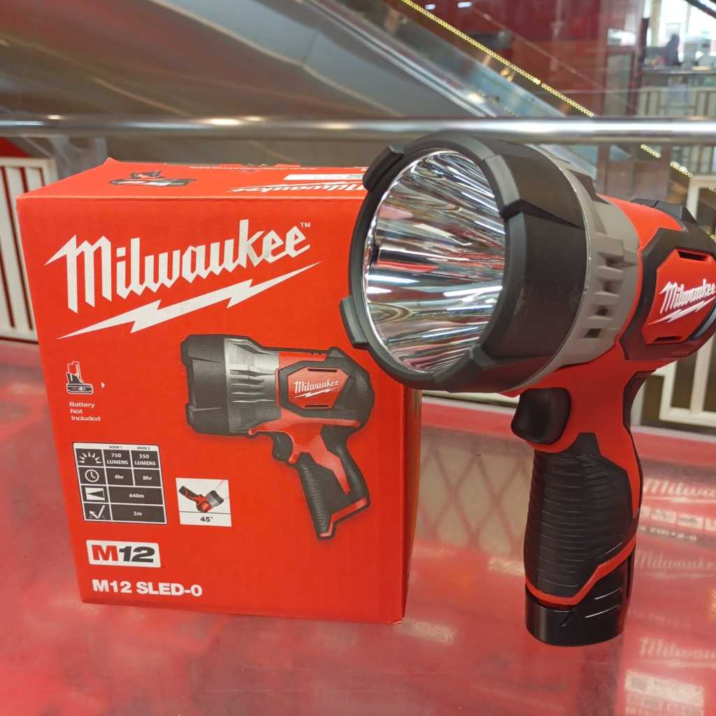 Milwaukee M12 LED Spot Light - Tanpa Baterai