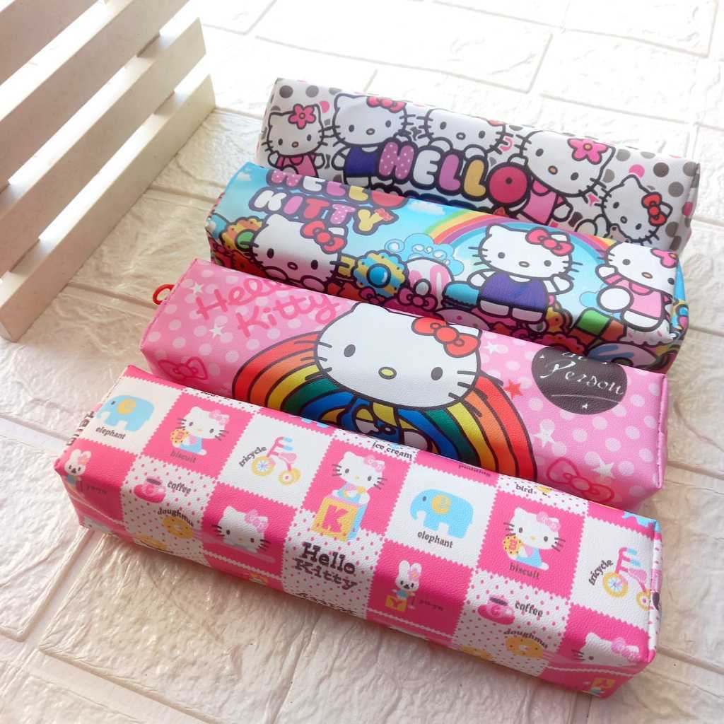

Kotak Pensil Mini Anak Tempat Pensil Mini Gambar Kartun Hello Series Lucu