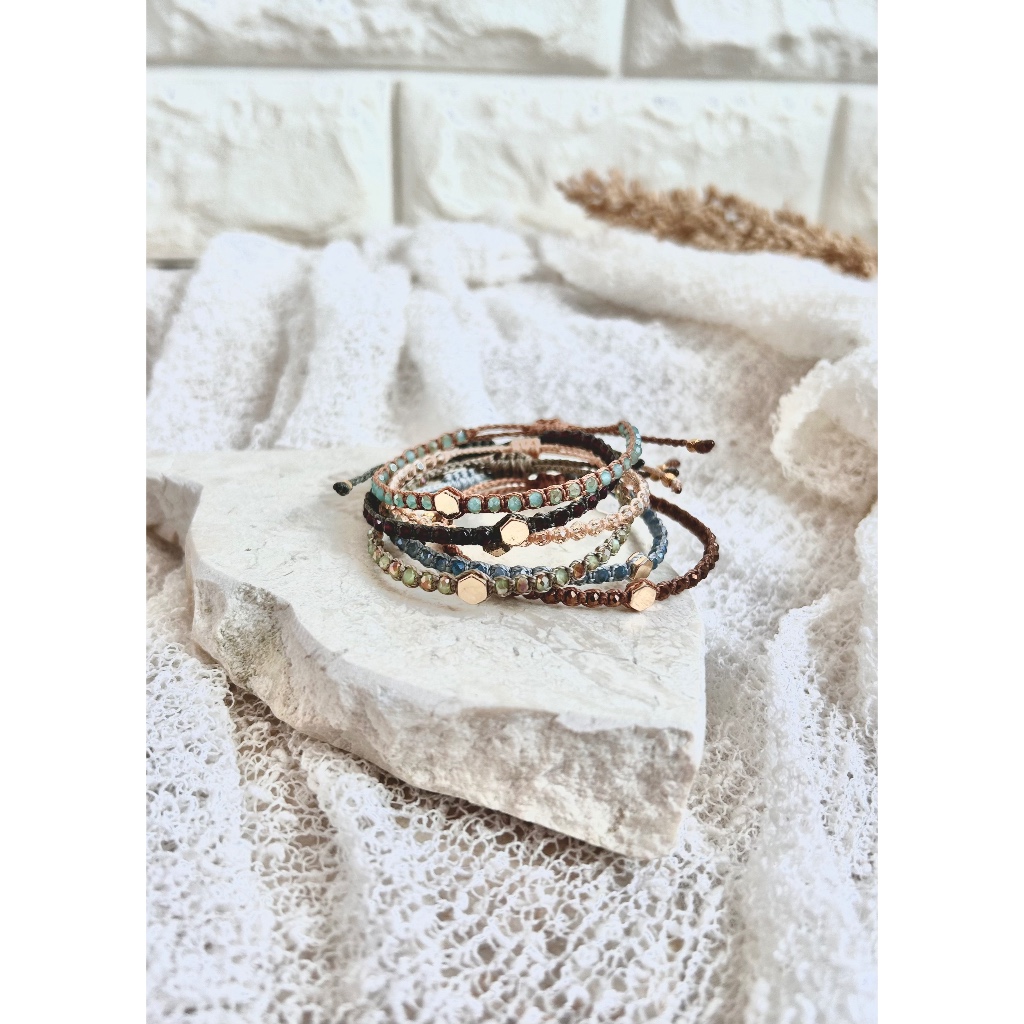 Amora Studio | Hexagonal Bracelet | Water Repellent Bracelet