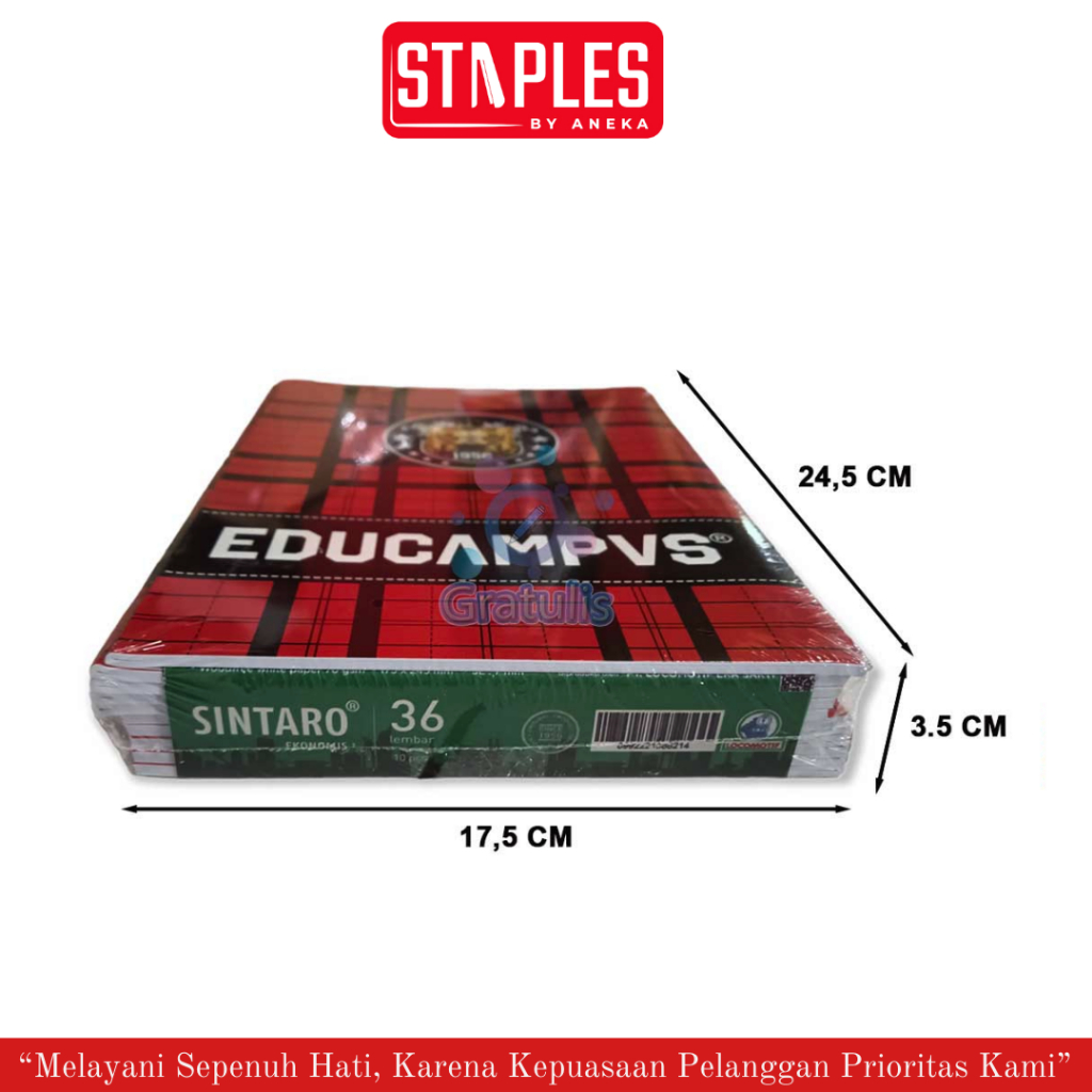 

Sintaro Buku tulis Boxy 36 Lembar / Buku Tulis Besar