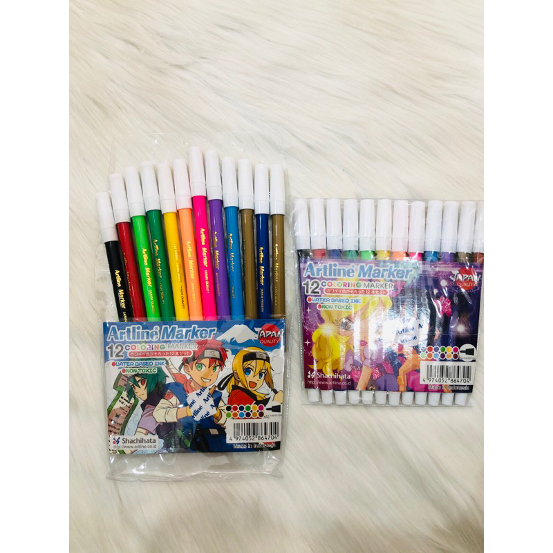 

SPIDOL 12 WARNA ARTLINE MARKER