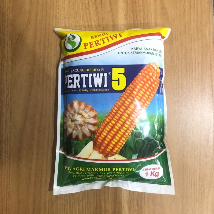 BENIH JAGUNG PERTIWI 5 BIBIT JAGUNG HIBRIDA F1 PERTIWI KEMASAN 1 KG