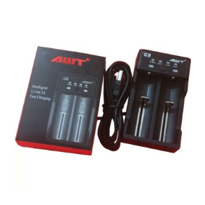 TERMURAH (5PCS) Charger AWT C2 USB Battery Baterai 18650 26650 14500