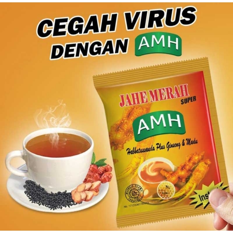 

AMH Jahe Merah Super + Habatusauda Ginseng 10x20 gr