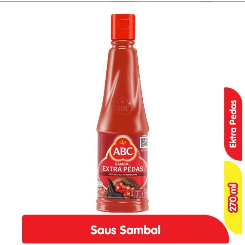 

ABC Sambal Extra Pedas Botol 270 ml