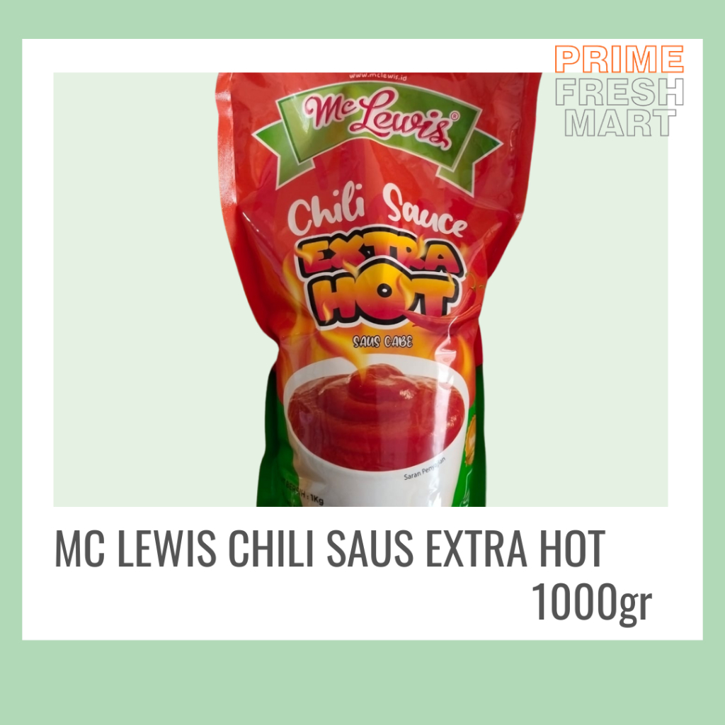 

Mc Lewis Chili Saus Extra Hot Kemasan 1000gr