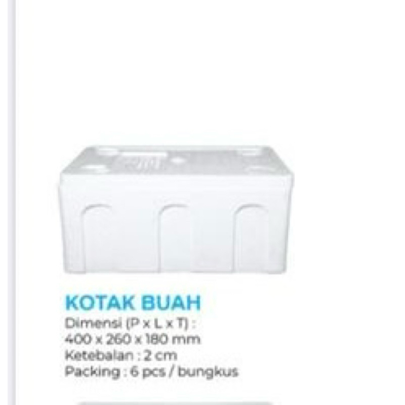 Kotak Gabus Styrofoam
