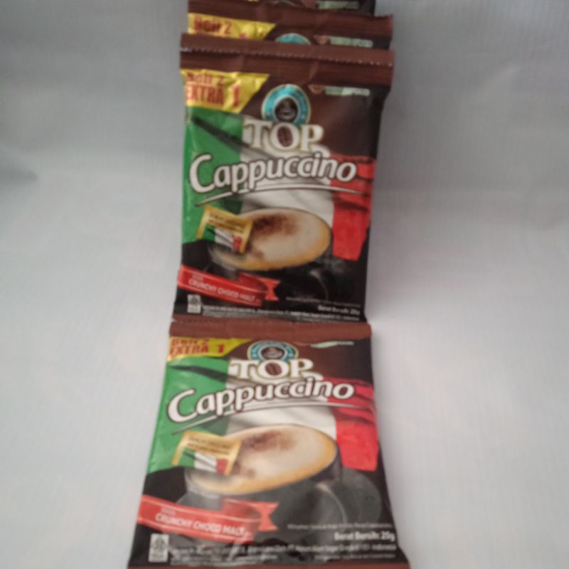 

top cappucino with crunchy choco malt 10 sachet